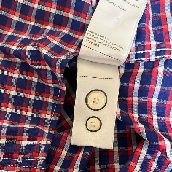 UNTUCKit Stuhlmuller Plaid Button Down Sz Large - Picture 8 of 8